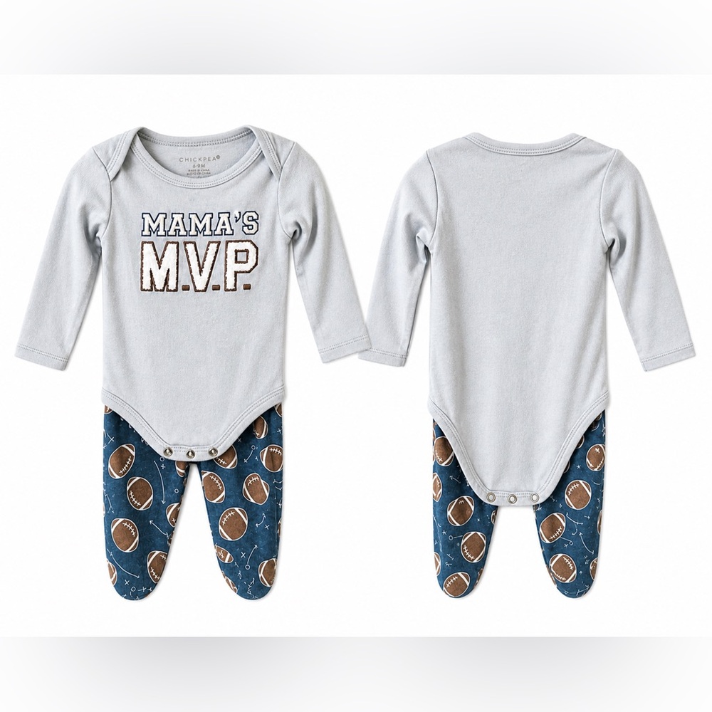 Baby Boy 9M Clothing Bundle | Carter’s + Mixed Brands | 6 Piece Outfit Set - Picture 12 of 13